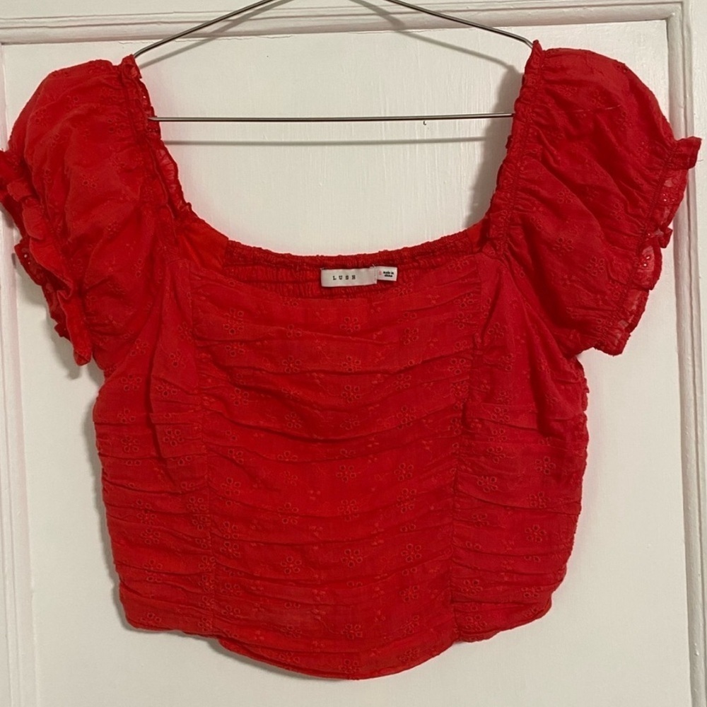 Lush women’s crop top. Worn once. Size L